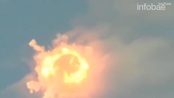 El momento de la explosión