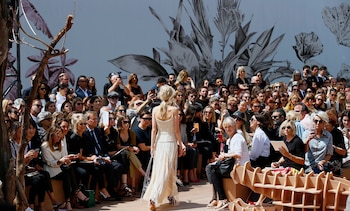 El rosa empolvado estuvo presente