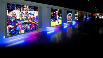 Messi, protagonista de la “Camp Nou Experience” (FC Barcelona)