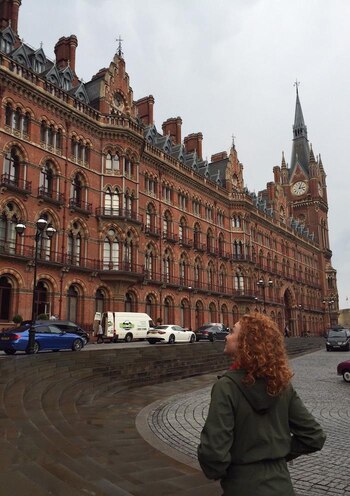 Yvonne en Londres. Foto cortesía