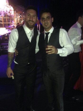 Messi con Matías Pecce, otro