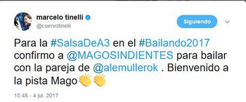 Marcelo Tinelli le dio la