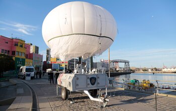 El globo que utilizará el