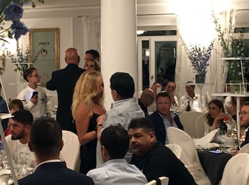 Maradona y Cristiana Sinagra