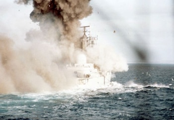 El Coventry en llamas, luego