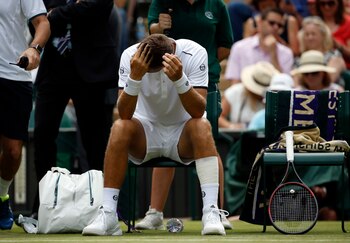 El eslovaco Martin Klizan no pudo terminar