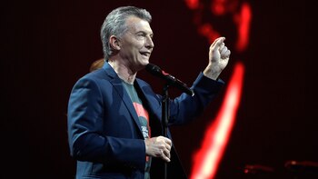 El presidente Macri y su