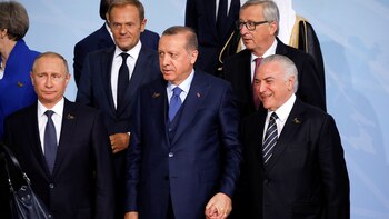 Temer cerca de Erdogan y Putin (Reuters)