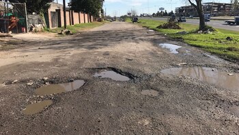 A pocos metros, la Panamericana