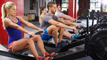 La simuladora de remo continúa