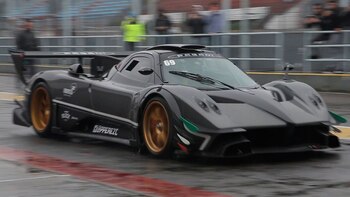 El “Zonda Revo” en acción.