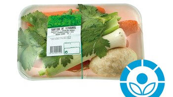 Vegetales ionizados con rayos gamma,