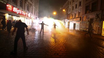 Incidentes durante la reunión del