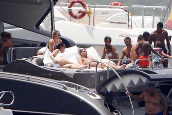 Ronaldo alquiló un yate para