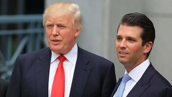 Donald Trump y su hijo