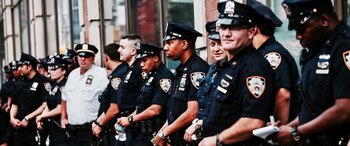 Agentes del departamento de policía