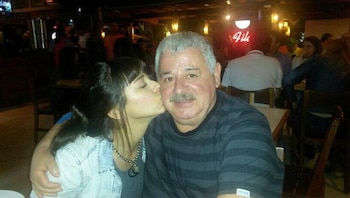 Tití Fernández con su hija