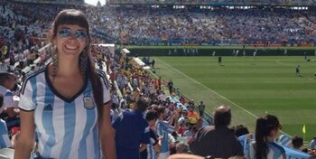 Soledad, en el Mundial Brasil 2014