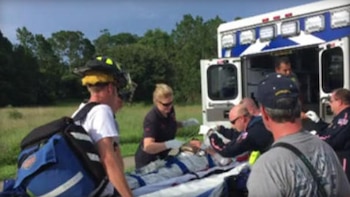 La mujer atacada por el