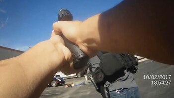 El ladrón, tras ser alcanzado