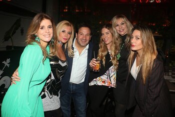 Flavia palmiero celebró su cumpleaños con amigos
