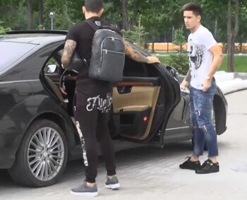 Una imagen de la llegada