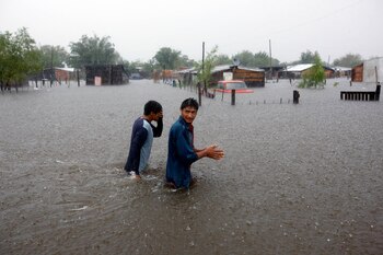 Inundacion en Esquina, Corrientes. 6 de