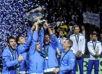 Celebración de la Copa Davis