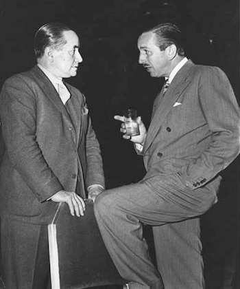 Los dos artistas forjaron una