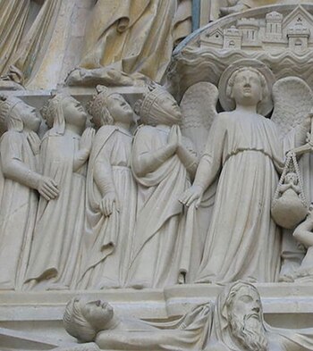 Las almas salvadas que ascienden