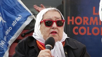 Hebe de Bonafini, volvió a