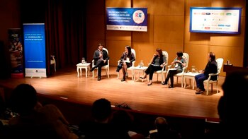 Uno de los paneles de