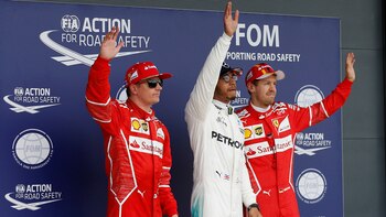 Lewis Hamilton terminó por delante