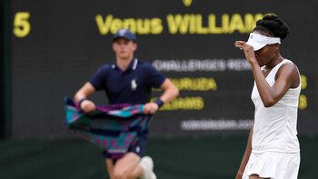 Venus Williams cedió un quiebre