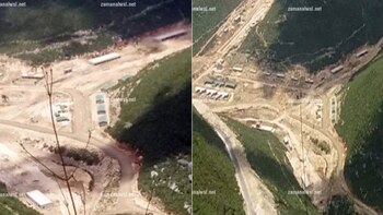 Imágenes aéreas de las bases