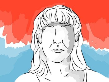 Ilustración basada en el rostro