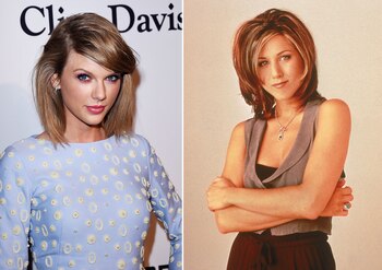 Taylor Swift con su melena shag