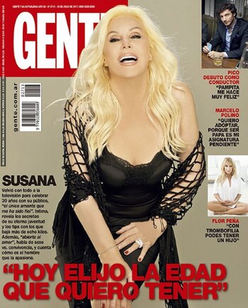 Susana, en la tapa de