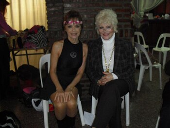 En la grabación de “Graduados”