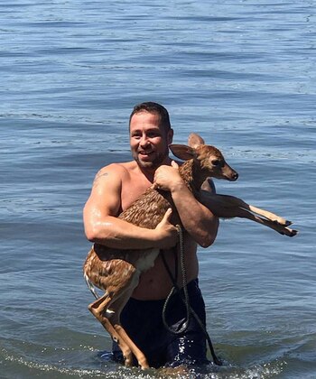 El rescatista Frank Floridia protagonizó