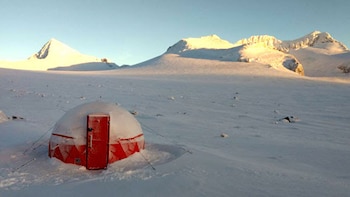 El domo se construyó en