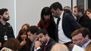 El diputado Rodolfo Tailhade junto