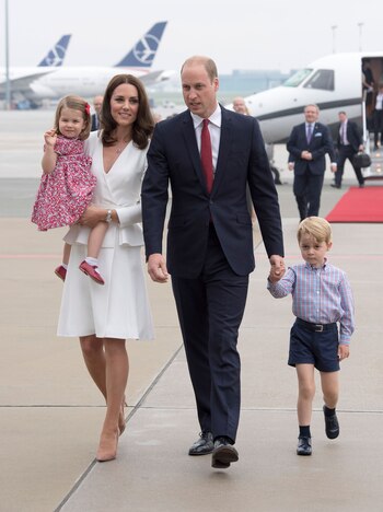 El príncipe William, Kate Middleton,