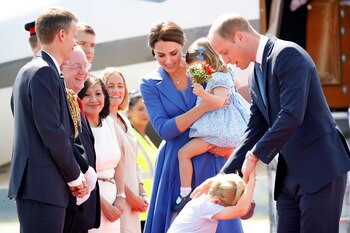 Los duques de Cambridge con