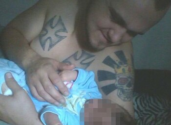 Wilde con uno de sus