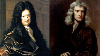 “Newton y Leibniz dan a
