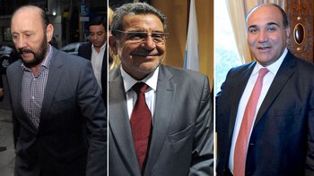 Gildo Insfran, Luis Beder Herrera y Juan Manzur