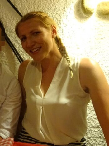 Eleanor Wilson, durante su viaje