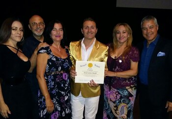 Daniel Gómez Rinaldi junto a