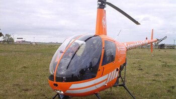 El helicóptero se perdió en